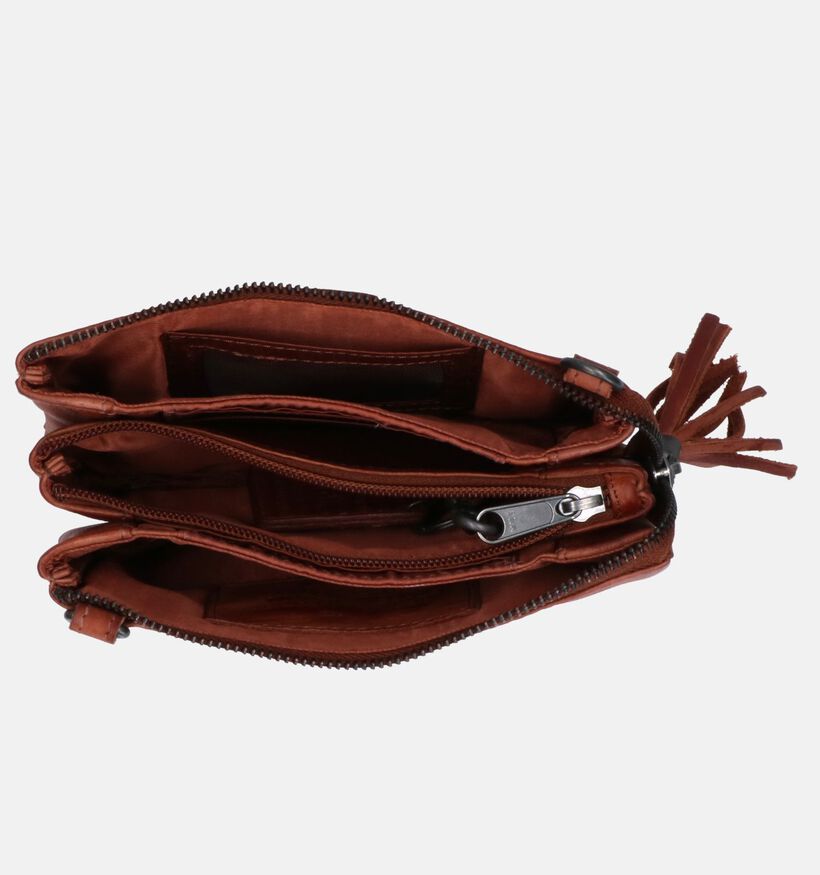 Bear Design Sac porté croisé en Cognac pour femmes (350756)