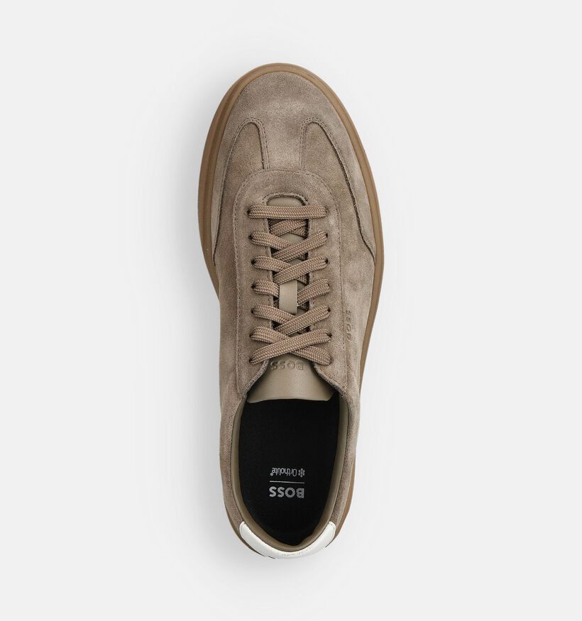 BOSS Bruine Sneakers voor heren (359088) - geschikt voor steunzolen