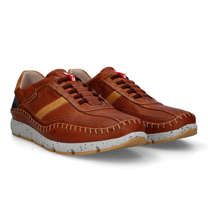 Pikolinos Fuencarral Chaussures à enfiler en Cognac pour hommes (323366) - pour semelles orthopédiques