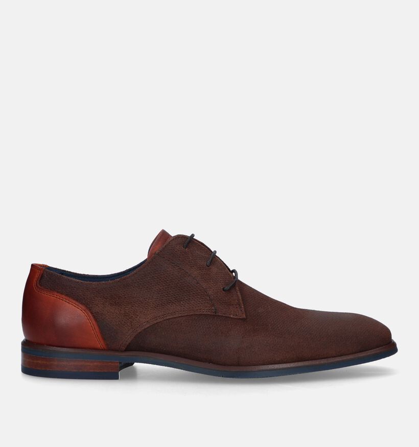 Berkelmans Arcos Chaussures habillées en Cognac pour hommes (331386) - pour semelles orthopédiques