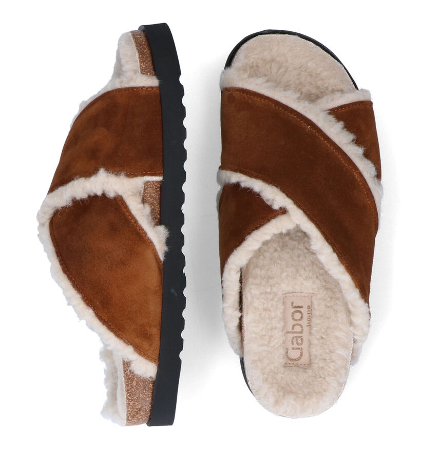 Gabor Cognac Pantoffels voor dames (300238)