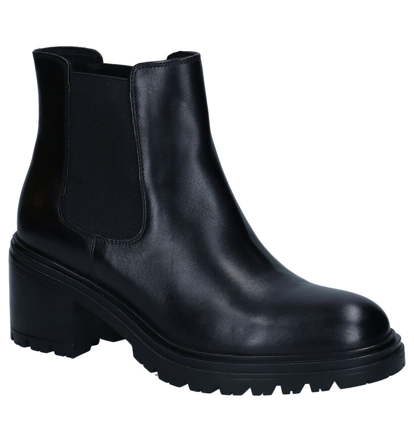 Geox Damiana Zwarte Laarzen in leer (294026)