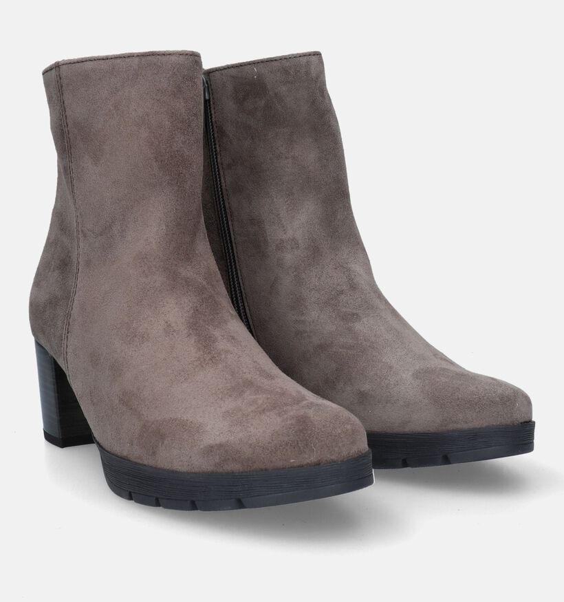 Gabor Bottines avec talon en Taupe pour femmes (331188)