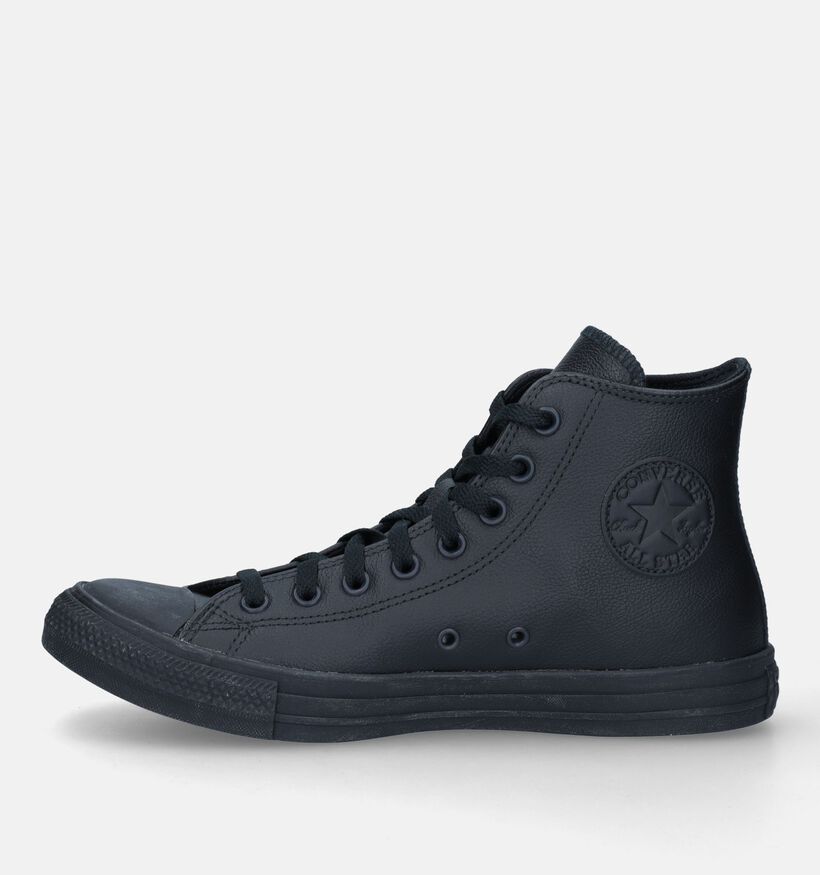 Converse CT All Star Tonal Leather Zwarte Sneakers voor heren (332558)