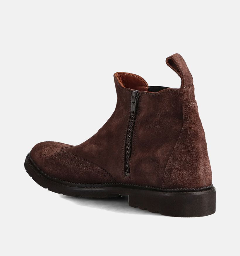 Ambiorix Nomera Bruine Chelsea Boots Ambiorix Nomera Bruine Chelsea Boots voor heren (365010) - geschikt voor steunzolen