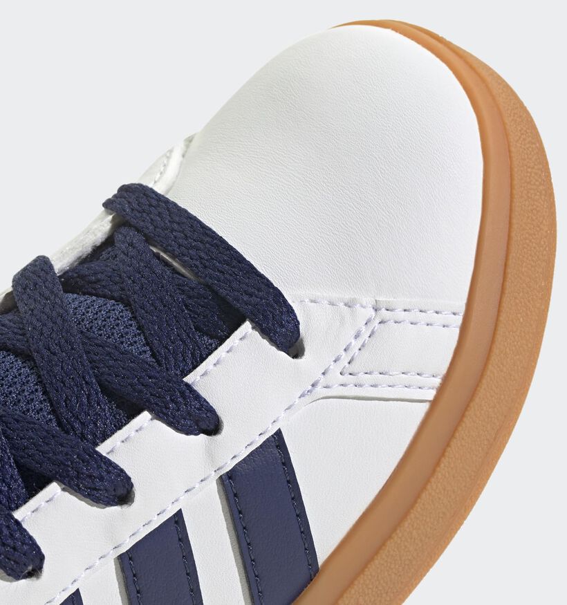 adidas Grand Court 2.0 K Baskets basses en Blanc pour filles, garçons (357093) - pour semelles orthopédiques