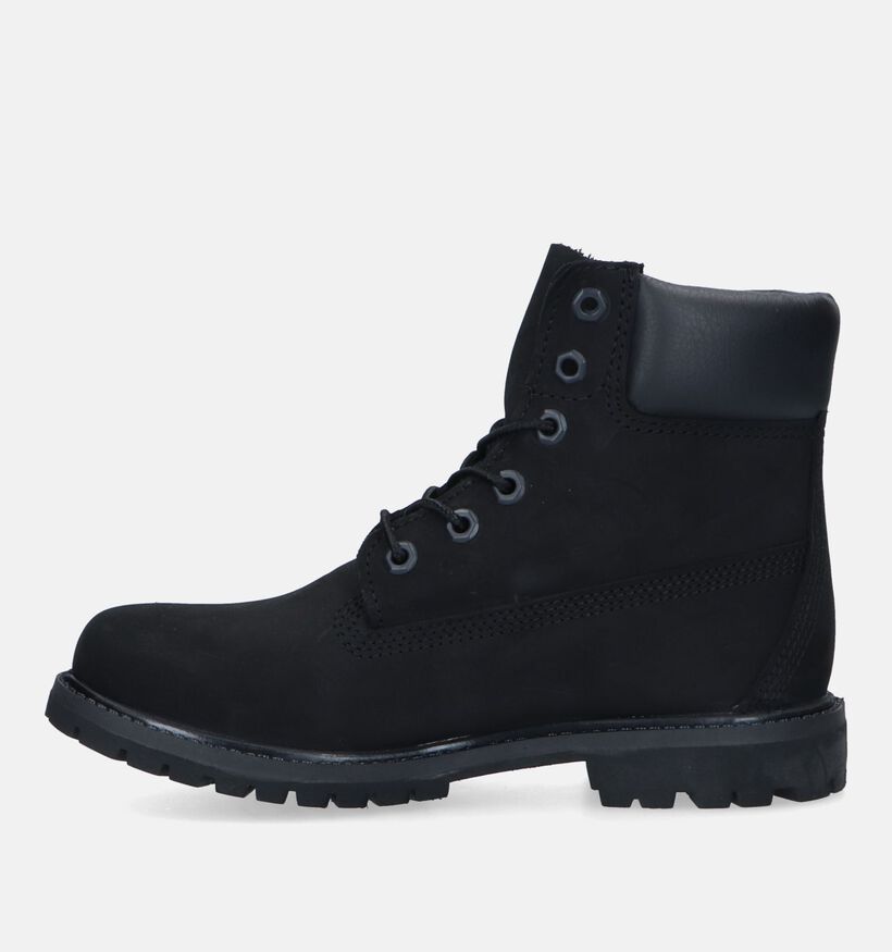 Timberland 6IN Premium Bottines en Noir pour femmes (346048) - pour semelles orthopédiques