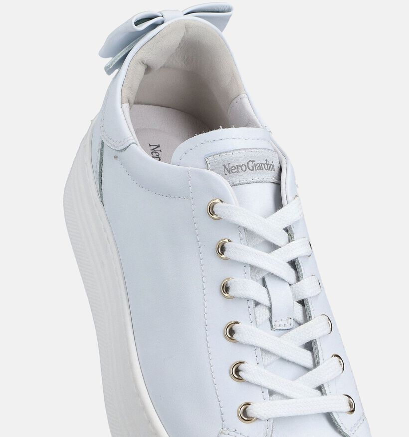 NeroGiardini Witte Platform Sneakers voor dames (369068) - geschikt voor steunzolen