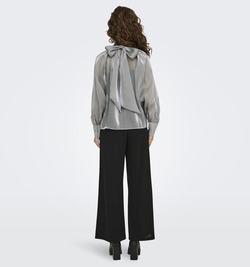 JDY Dani Blouse en satin en Argent pour femmes (348625)