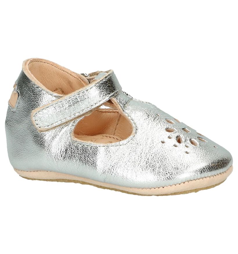 Zilveren Babyschoentjes Easy Peasy Lillyp in leer (251342)