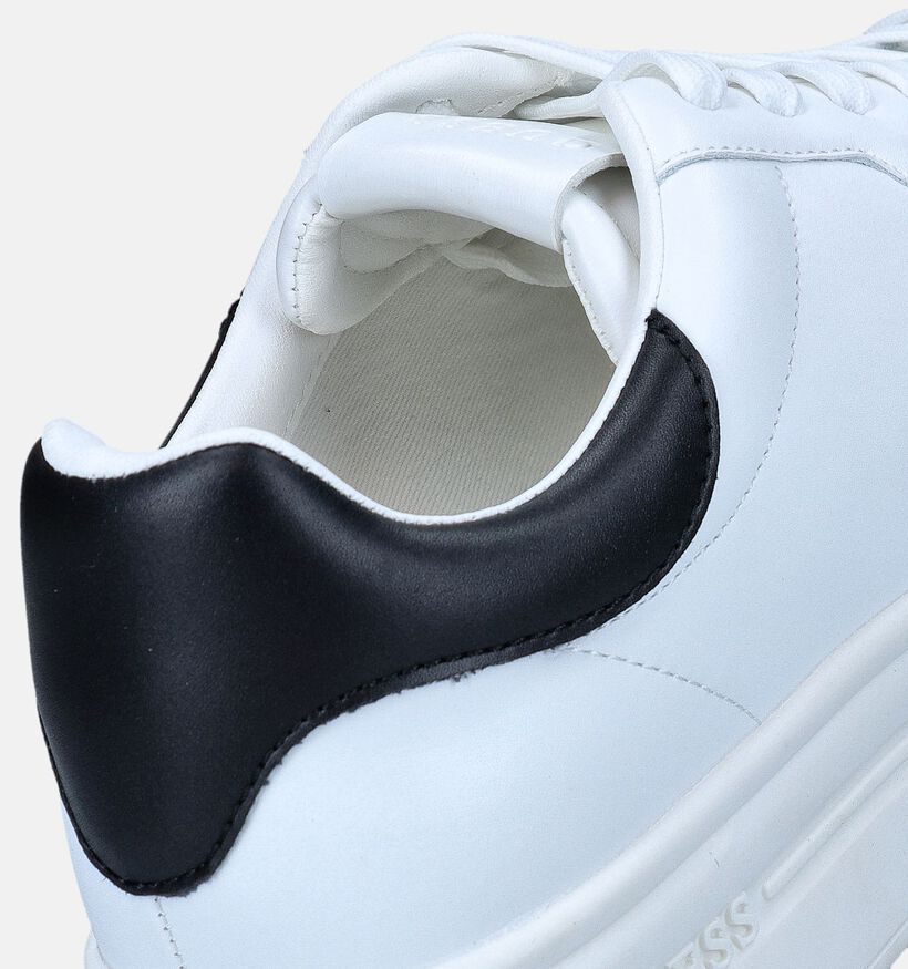 Guess Winno Chaussures à lacets en Blanc pour hommes (350443) - pour semelles orthopédiques