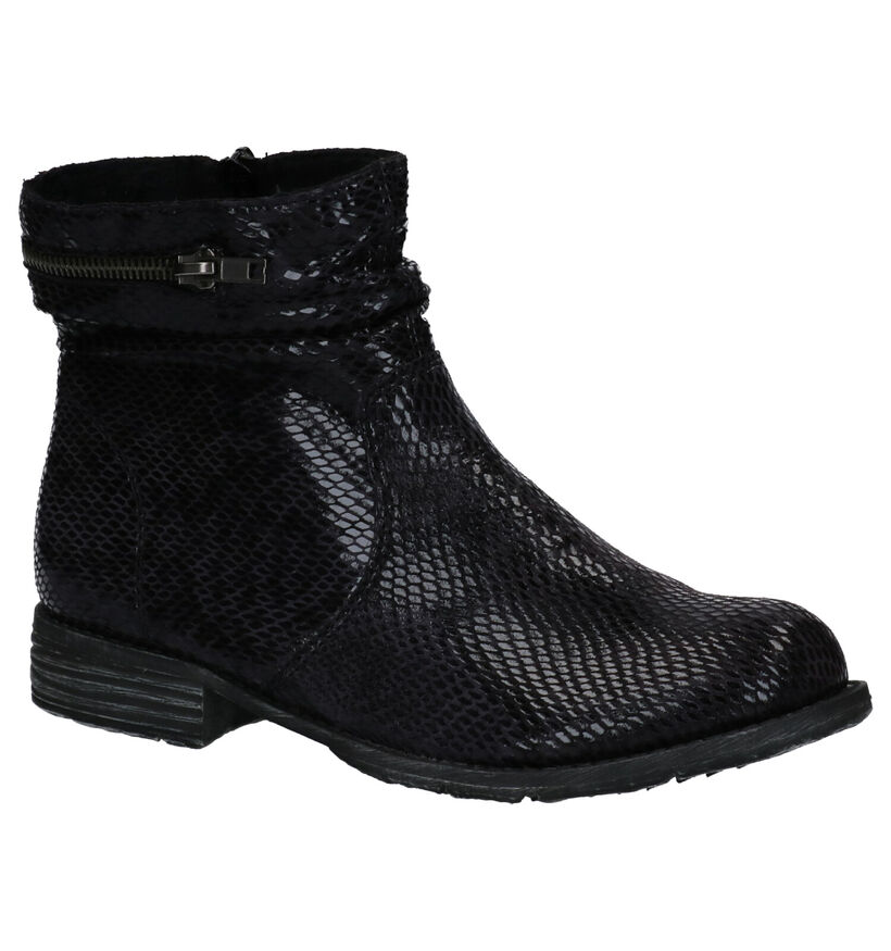 Rieker Bottines plates en Cognac pour femmes (315753)