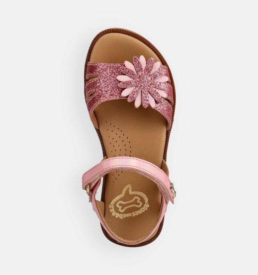 STONES and BONES Malou Sandales en Rose pour filles (369622)