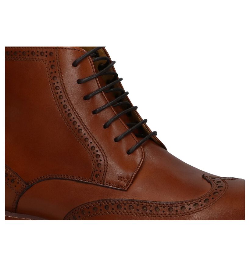 Steptronic Chaussures hautes en Cognac en cuir (241078)