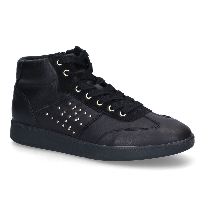 Geox Meleda Baskets en Noir pour femmes (316117) - pour semelles orthopédiques
