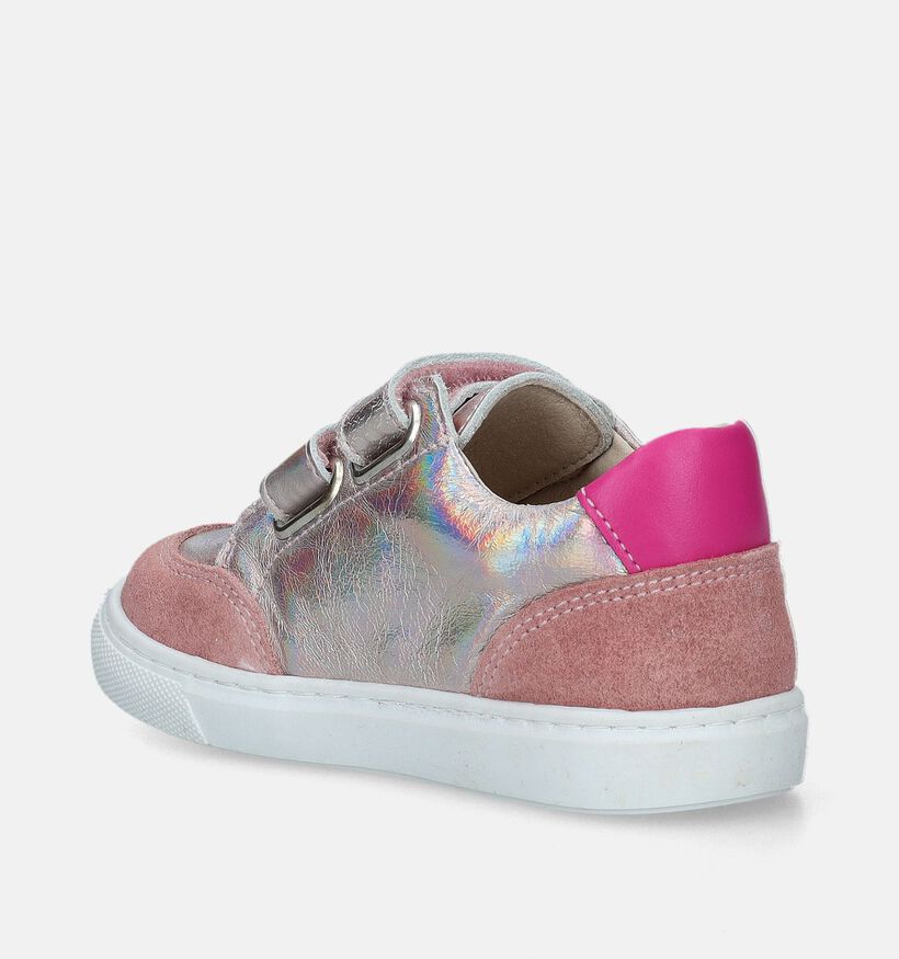 Milo & Mila Baskets basses en Rose pour filles (339783) - pour semelles orthop&eacute;diques