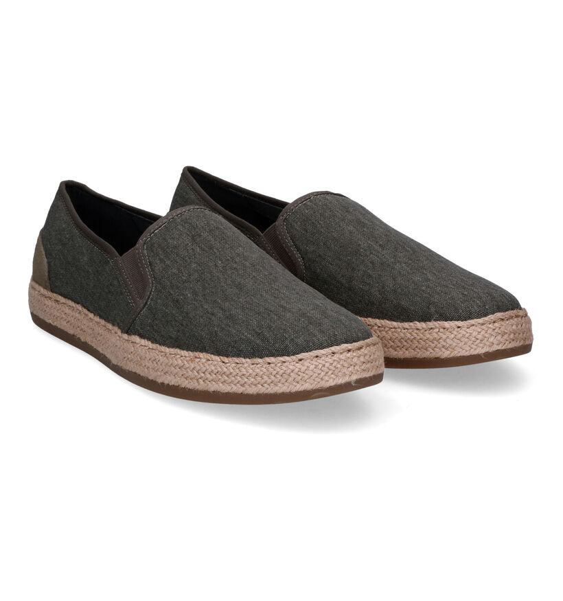 Geox Pantelleria Nu-pieds en Gris en textile (312921)