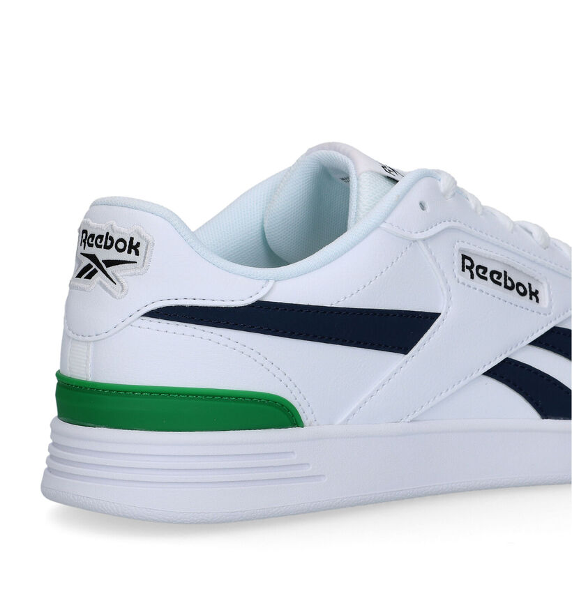 Reebok Court Adv Clip Baskets en Blanc pour hommes (318936)