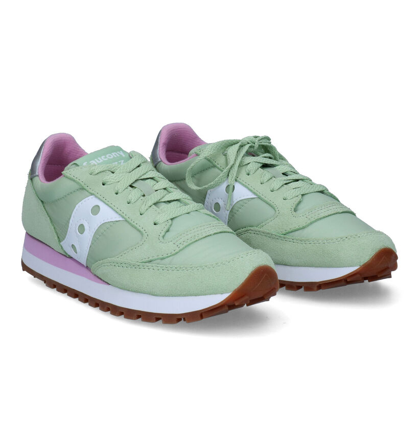 Saucony Jazz Original Groene Sneakers voor dames (302051) - geschikt voor steunzolen