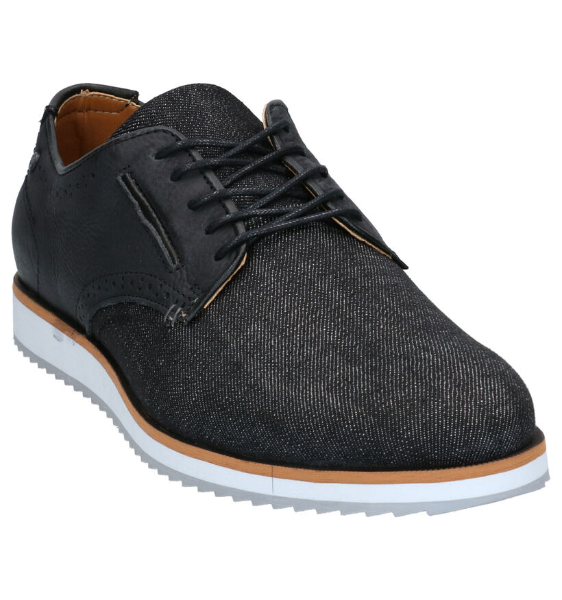 Bullboxer Chaussures basses en Noir en cuir (272169)