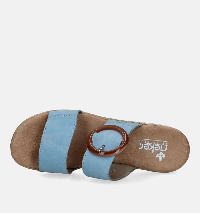 Rieker Blauwe Slippers voor dames (335500)