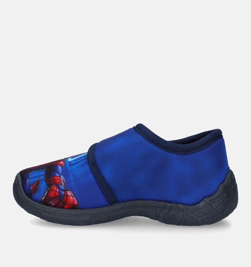 Spiderman Pantoufles fermées en Bleu foncé pour garçons (330364)
