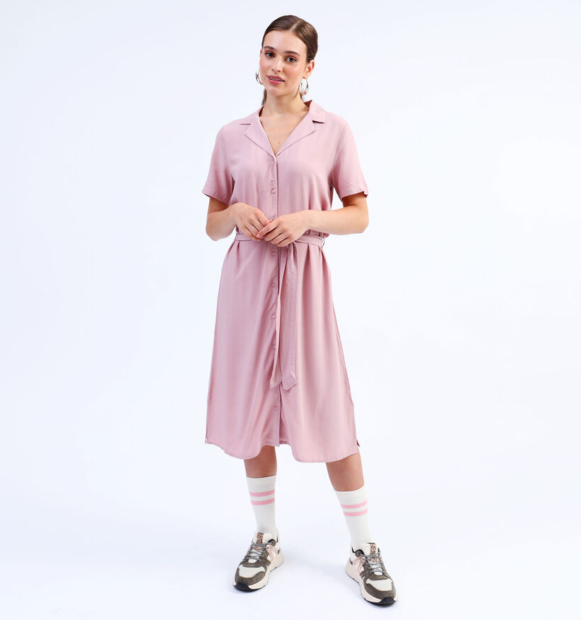 Pieces Olivia Robe chemise en Rose pour femmes (335720)