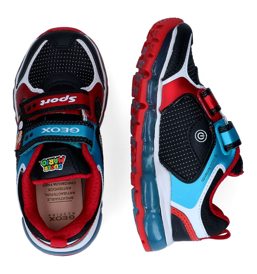Geox Android Multicolor Velcroschoenen met Lichtjes voor jongens (298020) - geschikt voor steunzolen