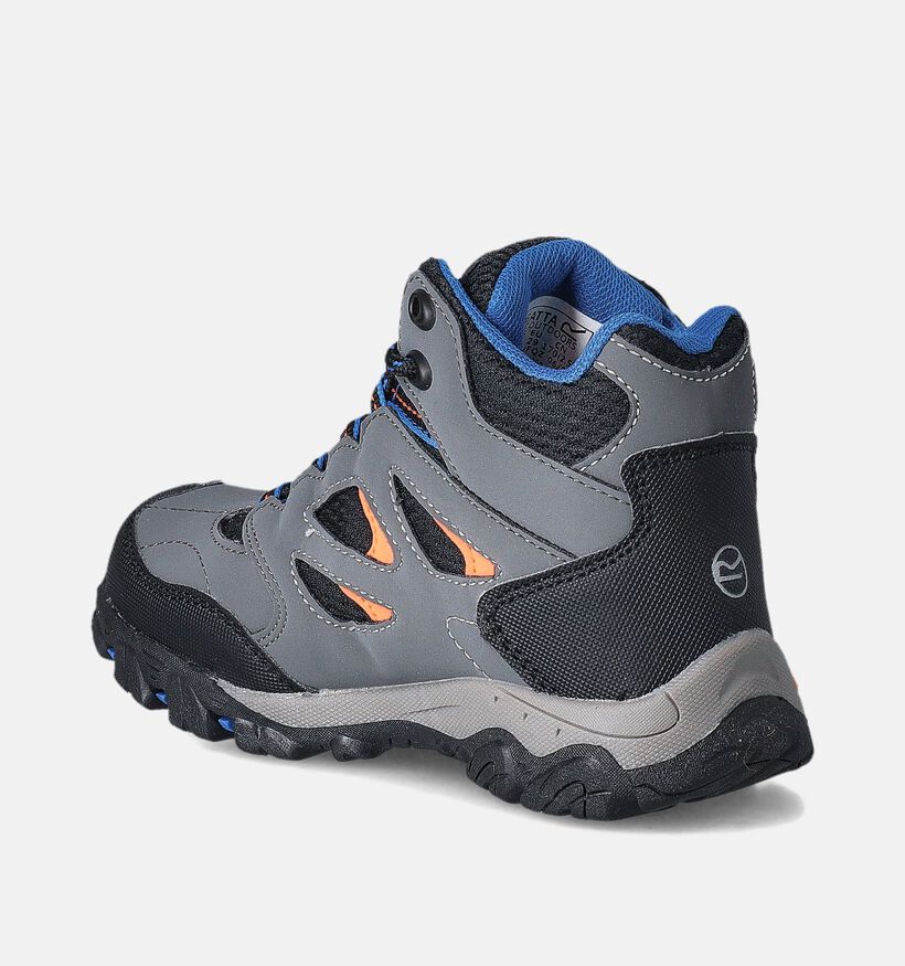 Regatta Holcombe Mid Jnr Grijze Wandelschoenen voor jongens (361297) - geschikt voor steunzolen