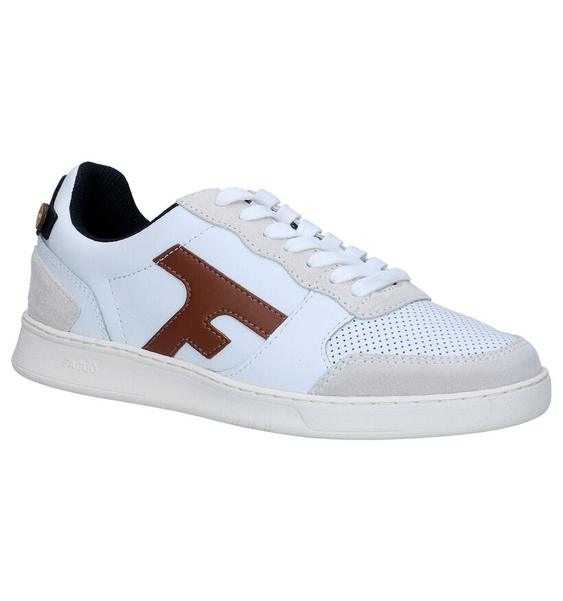Faguo Hazel Baskets en Blanc en cuir (288224)