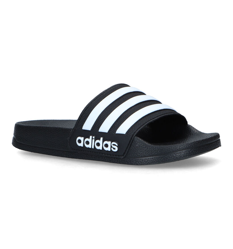 adidas Adilette Shower Zwarte Badslippers in kunststof (318992)