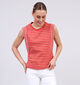 Vila Veriana T-shirt rayé en Rouge pour femmes (353020)