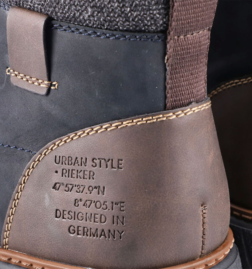Rieker Chaussures hautes en Bleu foncé pour hommes (353195) - pour semelles orthopédiques