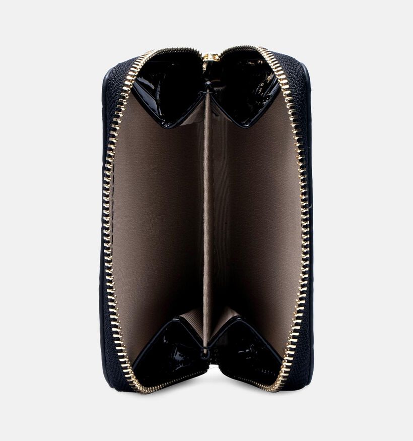 Laurent David Croco Porte-monnaie en Noir pour femmes (365187)