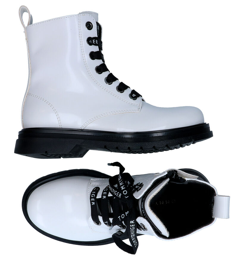 Tommy Hilfiger Bottines robustes en Blanc en simili cuir (295385)