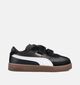 Puma Club II Era Zwarte Sneakers voor meisjes, jongens (359284) - geschikt voor steunzolen