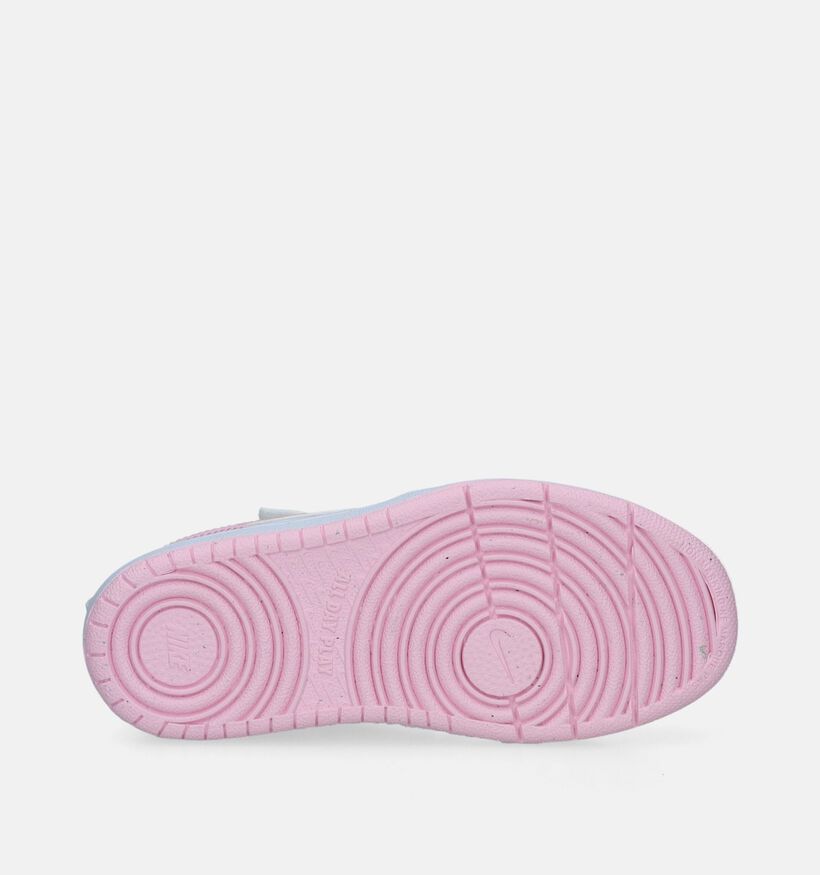 Nike Court Borough Blauwe Sneakers voor jongens, meisjes (357363) - geschikt voor steunzolen