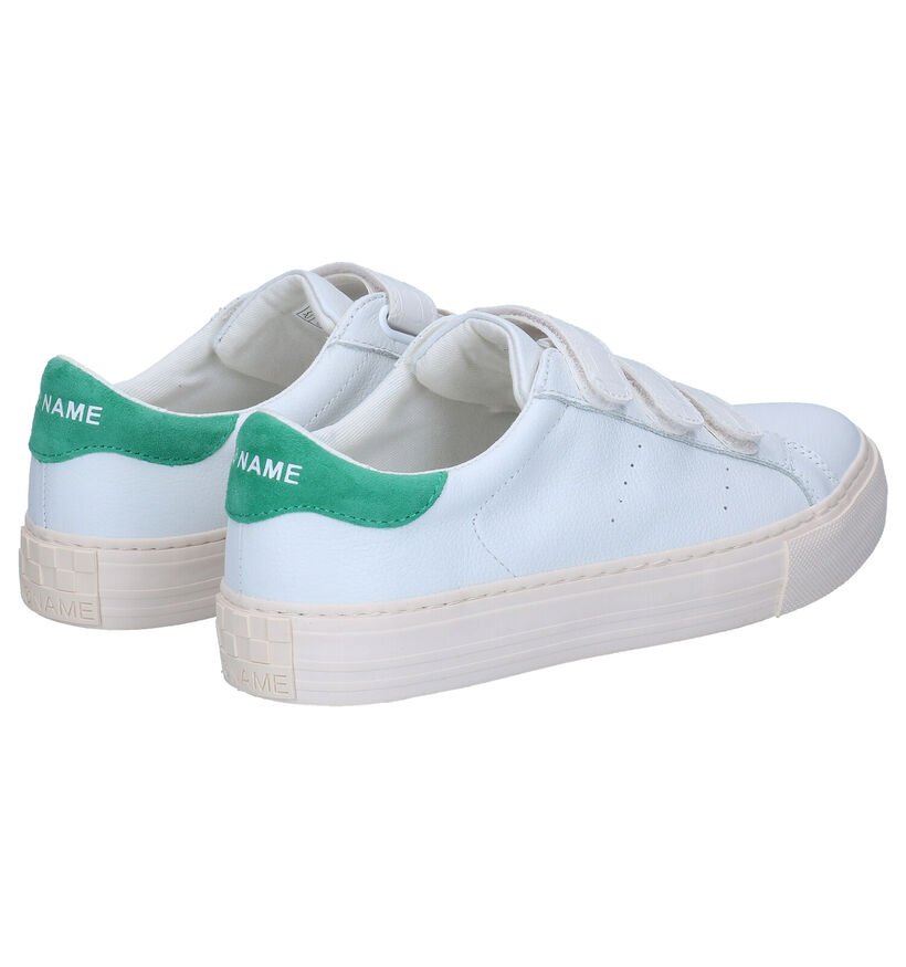 No Name Arcade Straps Witte Sneakers in kunstleer (290004)