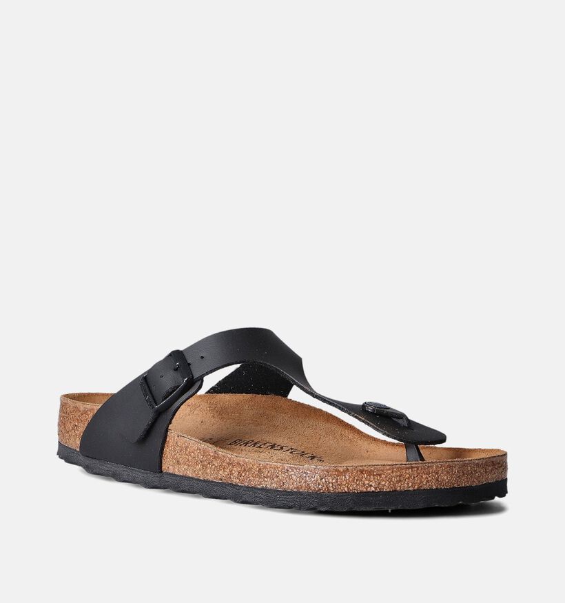 Birkenstock Gizeh Nu-pieds en Noir pour hommes (351141)