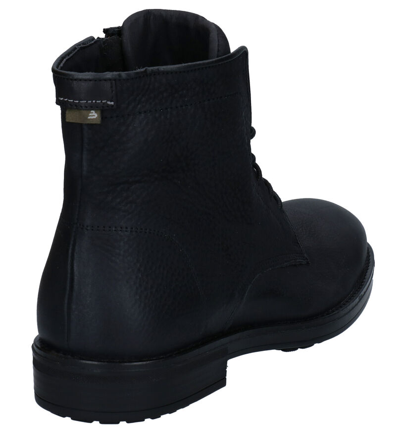 Bullboxer Zwarte Hoge Schoenen in nubuck (281790)