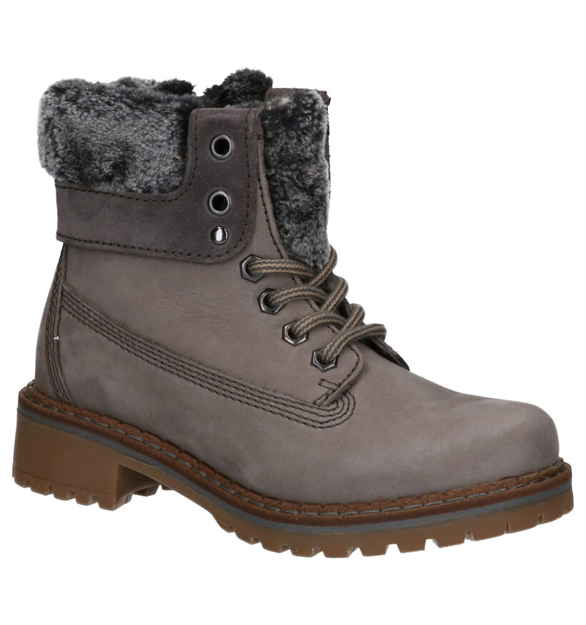Dazzle Bottines en Gris en nubuck (261602)