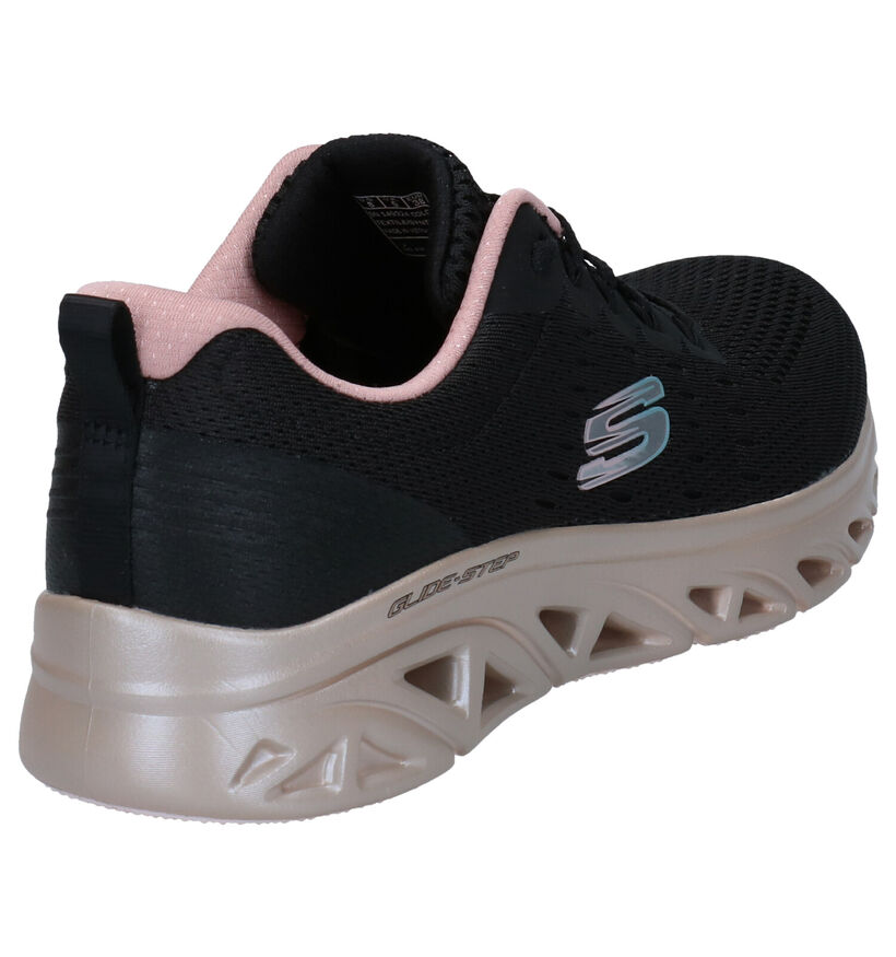Skechers Glide Step Baskets en Noir pour femmes (293940) - pour semelles orthopédiques