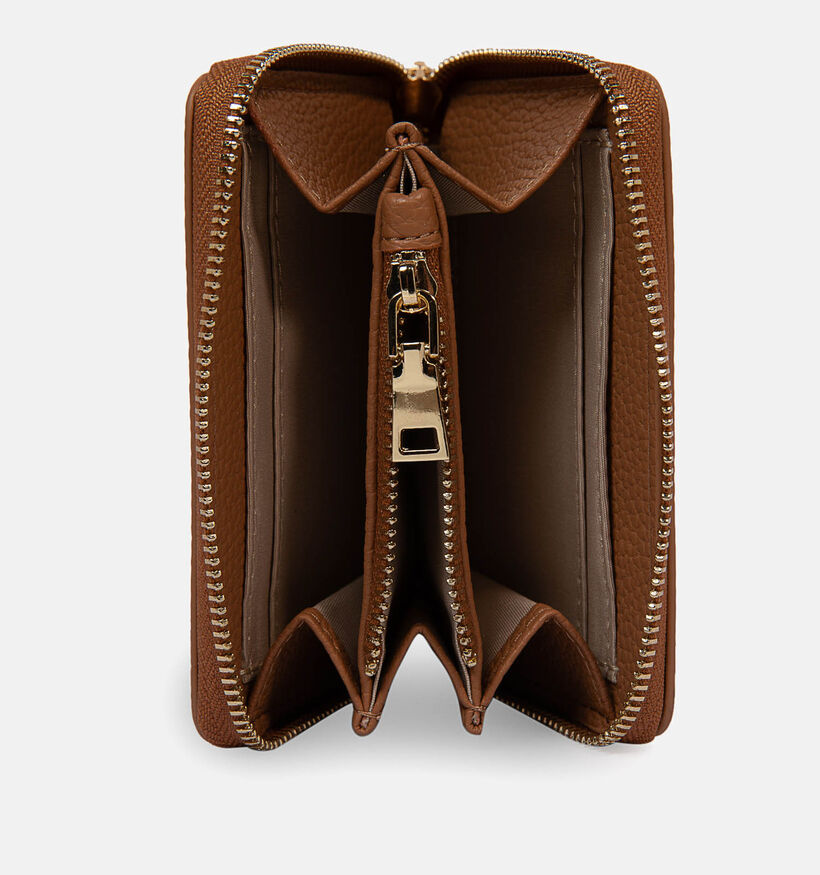 Laurent David Estee Porte-monnaie zippé en Cognac pour femmes (357978)