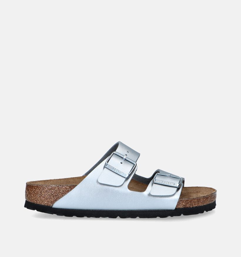 Birkenstock Arizona Zilveren Slippers voor dames (343924)