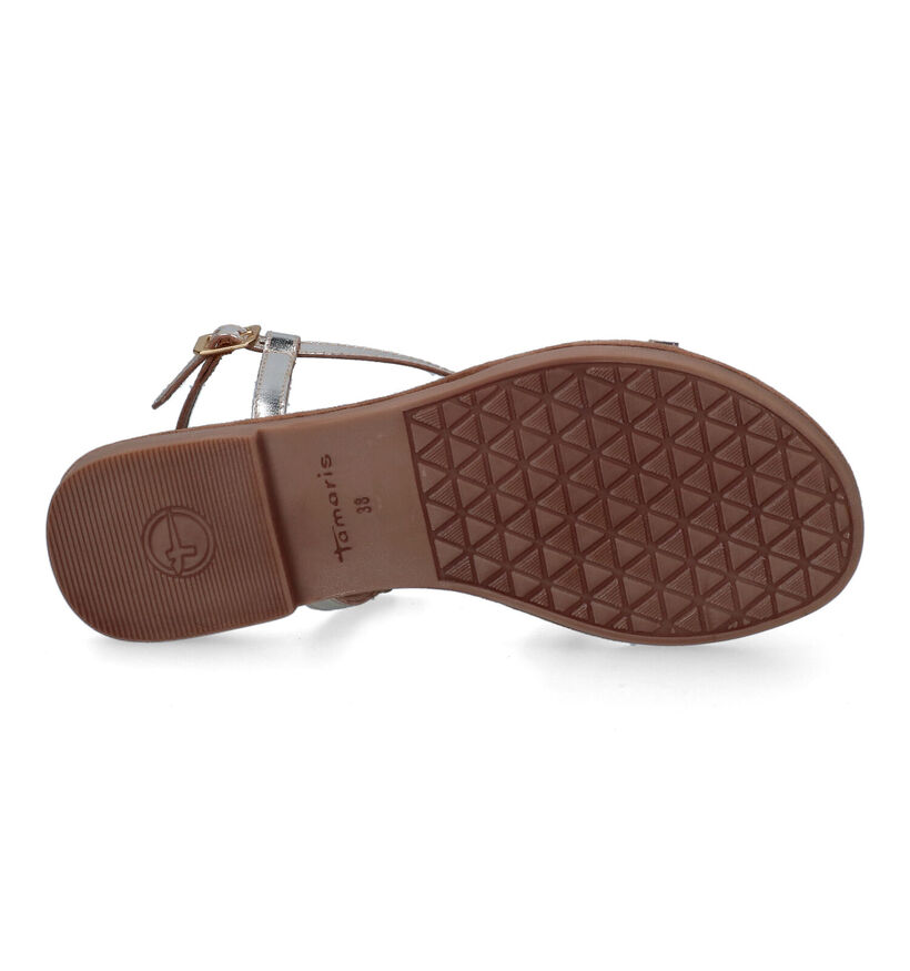 Tamaris Touch it Gouden Sandalen in leer (307585)