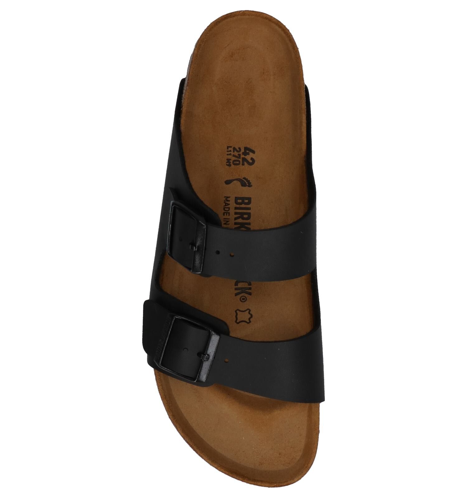 Birkenstock Arizona Zwarte Slippers Heren Slippers Online op