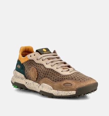 Satorisan Sneakers Bruin/Taupe/Blauw