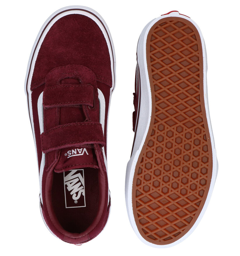 Vans Ward Bordeaux Sneakers in daim (285851)