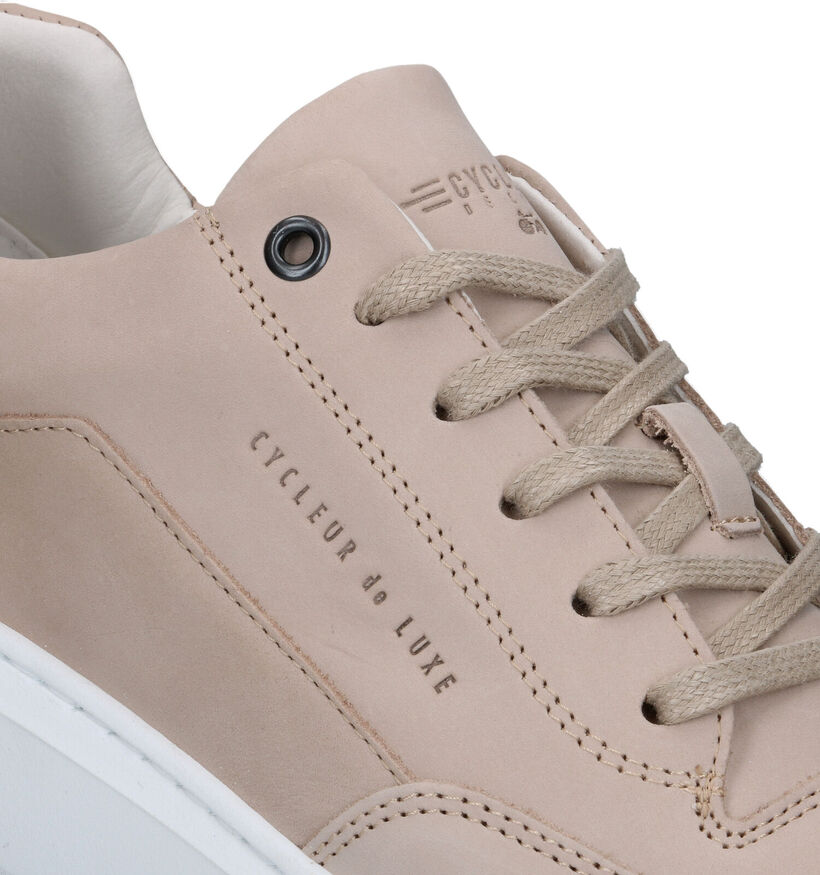 Cycleur de Luxe Roubaix Beige Veterschoenen voor heren (329147) - geschikt voor steunzolen