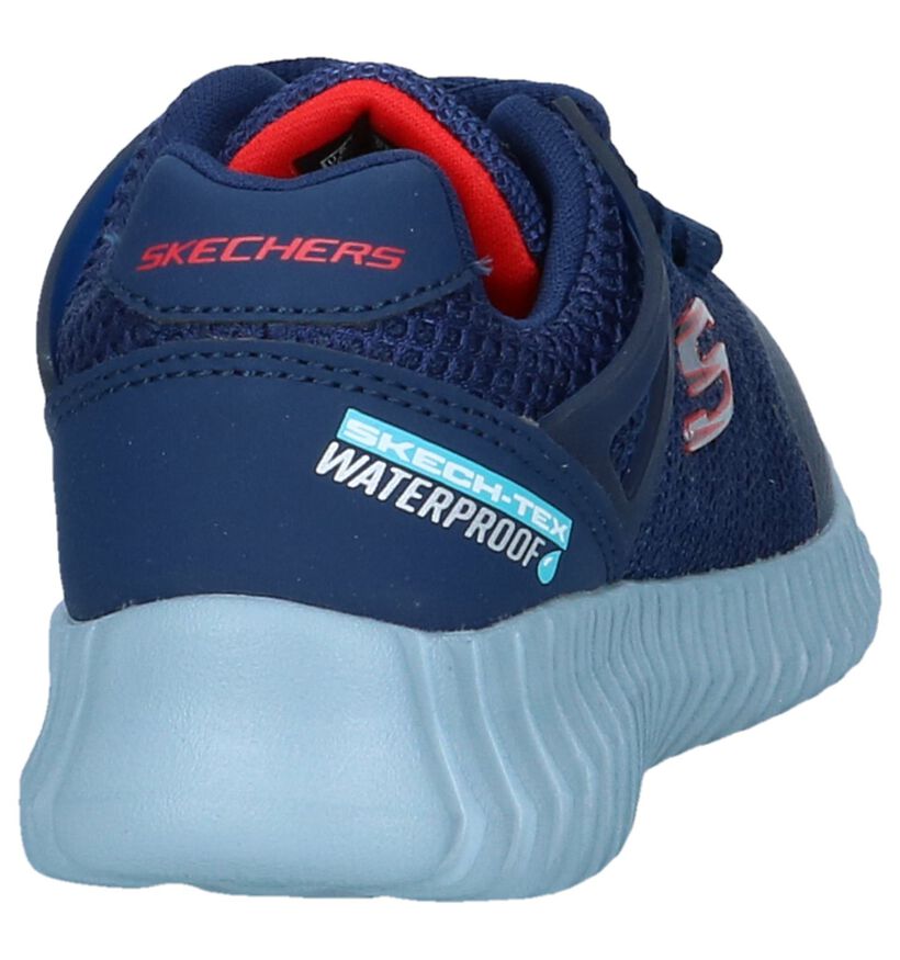 Blauwe Sneakers Skechers Waterproof in stof (250716)